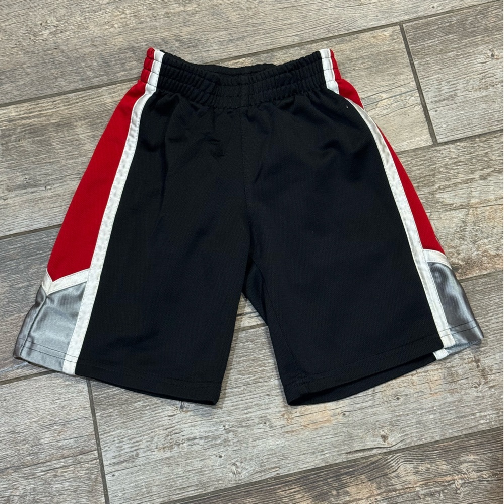 Nike Black and Red Sports Shorts​
